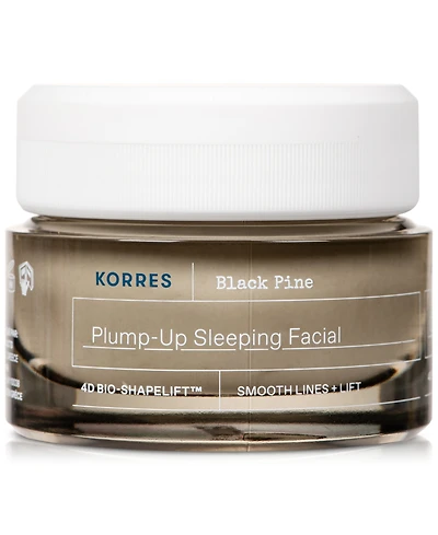 Korres Black Pine Plump-Up Sleeping Facial, 1.3 oz.
