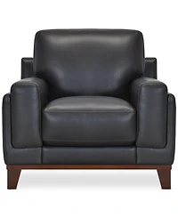 Jeddo 41" Leather Chair, Created for Macy's