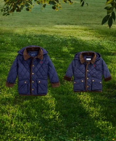 Polo Ralph Lauren Baby Toddler Little Boys Matching Water Repellent Hooded Barn Jacket
