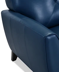 Myia 85" Leather Sofa, Created for Macy's