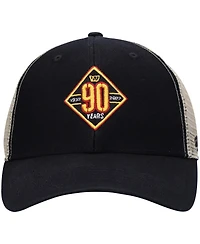 Men's '47 Brand Black, Natural Washington Commanders 90th Season Mvp Trucker Snapback Hat