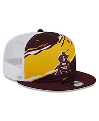 Men's New Era Maroon Arizona State Sun Devils Tear Trucker 9FIFTY Snapback Hat