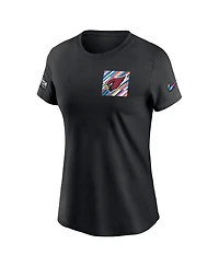 Women's Nike Black Arizona Cardinals 2023 Nfl Crucial Catch Sideline Tri-Blend T-shirt