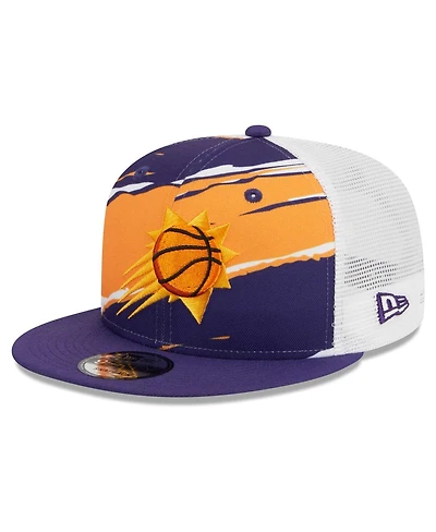 Men's New Era Purple, White Phoenix Suns Tear Trucker 9FIFTY Adjustable Hat