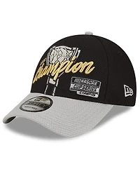 Men's New Era Black, Gray Joey Logano 2022 Nascar Cup Series Champion Victory Lane 9FORTY Adjustable Hat