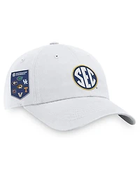 Men's Top of the World White Sec Banner Adjustable Hat
