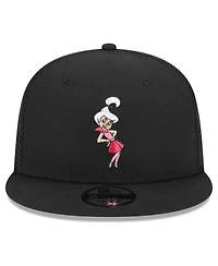 Men's New Era Black The Jetsons Judy Jetson Trucker 9FIFTY Snapback Hat