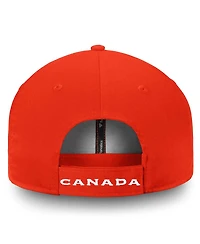 Men's Fanatics Red Hockey Canada Core Adjustable Hat