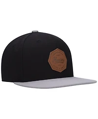 Men's Hurley Black, Gray Tahoe Snapback Hat
