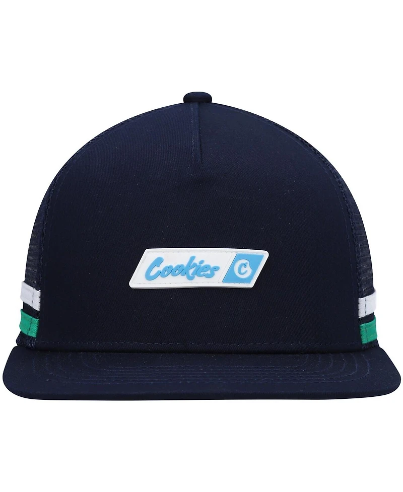 Men's Cookies Navy Bal Harbor Trucker Snapback Hat