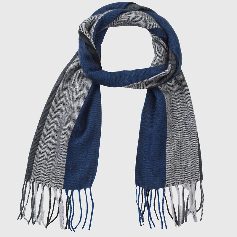 Alpine Swiss Men's Scarf Soft 80 Inch Long Warm Scarves Plaids Winter Shawl