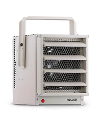 Newair Hardwired Electric Garage Heater, Ceiling Mounted with Adjustable Louvers and Tilt Head, Heats up to 500 sq. ft. of Space