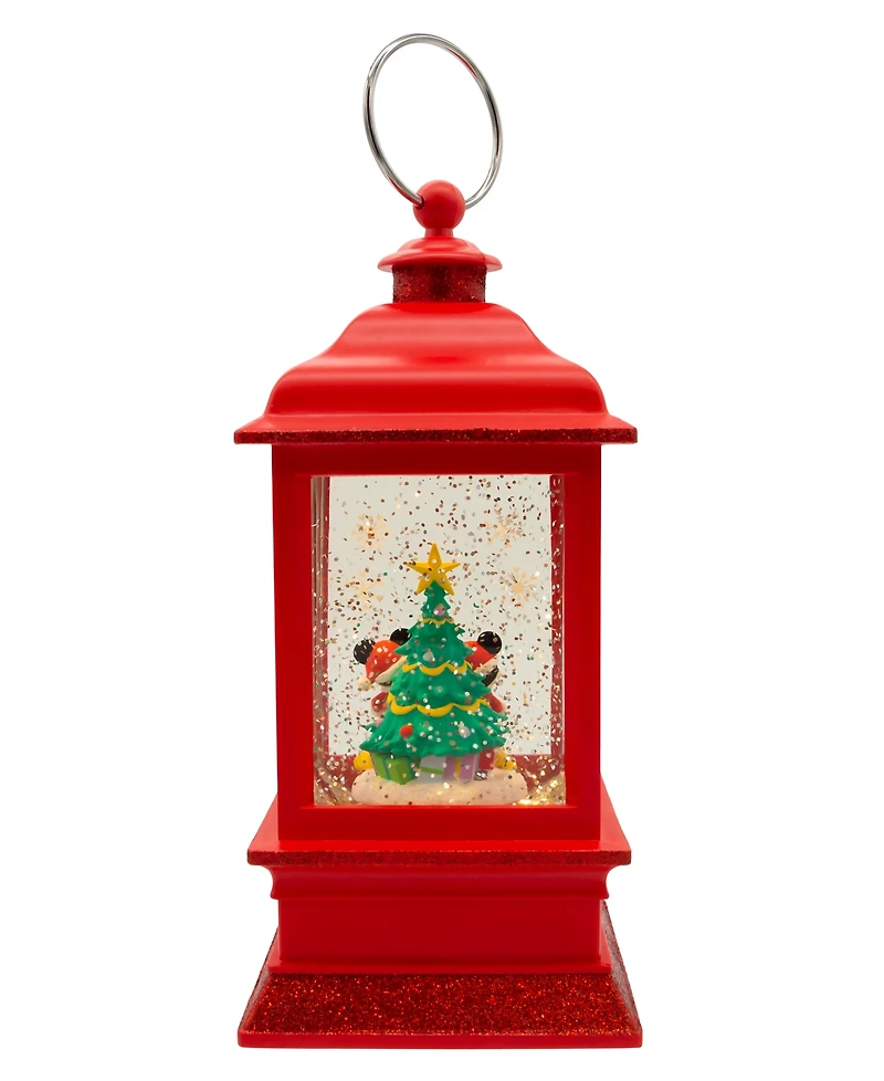 Kurt Adler 9" Battery-Operated Disney Mickey and Minnie Spinning Musical Light-Up Lantern