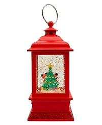 Kurt Adler 9" Battery-Operated Disney Mickey and Minnie Spinning Musical Light-Up Lantern