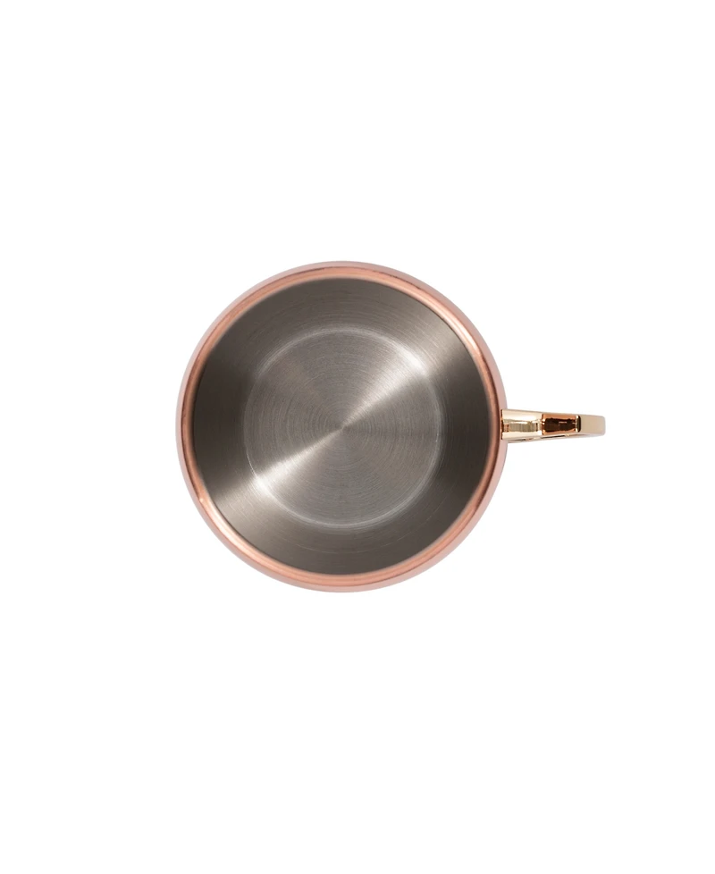 Thirstystone by Cambridge Smooth Copper Moscow Mule Mugs, Set of 4