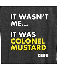 Hybrid Apparel Trendy Plus Clue Colonel Mustard Graphic T-shirt