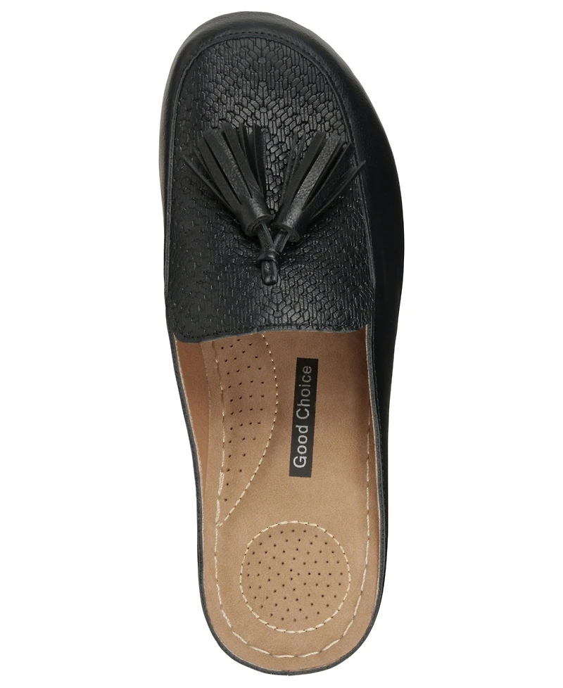 Gc Shoes Women's Dacey Tassel Wedge Mules
