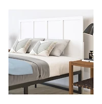 Merrick Lane Grady Queen Raised Panel Wooden Adjustable Headboard Only