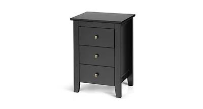Slickblue Nightstand End Beside Table Drawers Modern Storage Bedroom Furniture