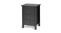 Slickblue Nightstand End Beside Table Drawers Modern Storage Bedroom Furniture