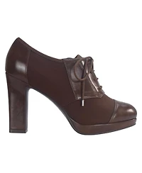 Impo Women's Olsen Stretch Lace Up Oxford Heeled Shooties