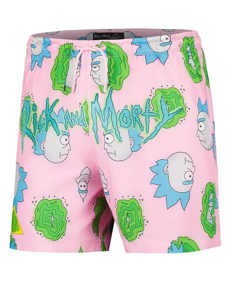 Men's Freeze Max Pink Rick And Morty Shorts
