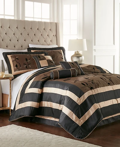 Stratford Park Pastora 7-Piece Comforter Set, California King