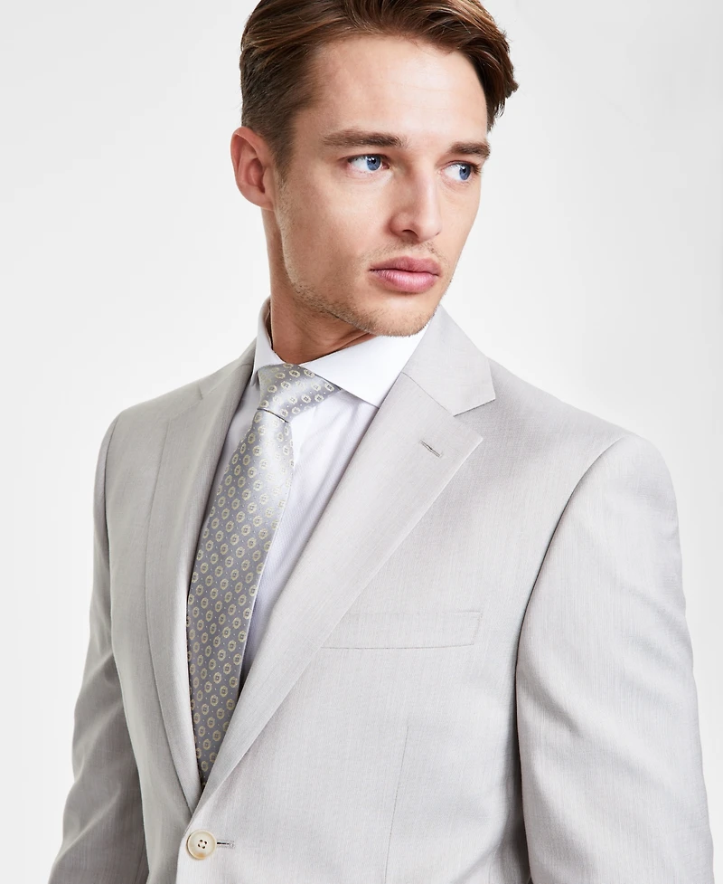 Dkny Men's Modern-Fit Natural Neat Suit Separate Jacket