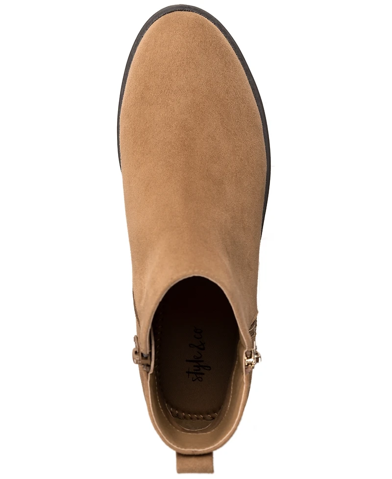 Style & Co Women's Laylaa Zip Ankle Booties, Created for Macy's