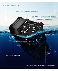 Mvmt Men's Cali Diver Automatic Stainless Steel Bracelet Watch 40mm