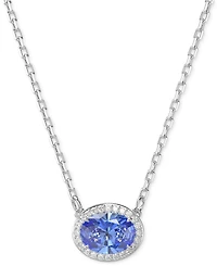 Swarovski Constella Silver-Tone Crystal Necklace, 17-3/4"