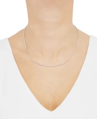 Glitter Rope 18" Chain Necklace (1-5/8mm) 14k Gold