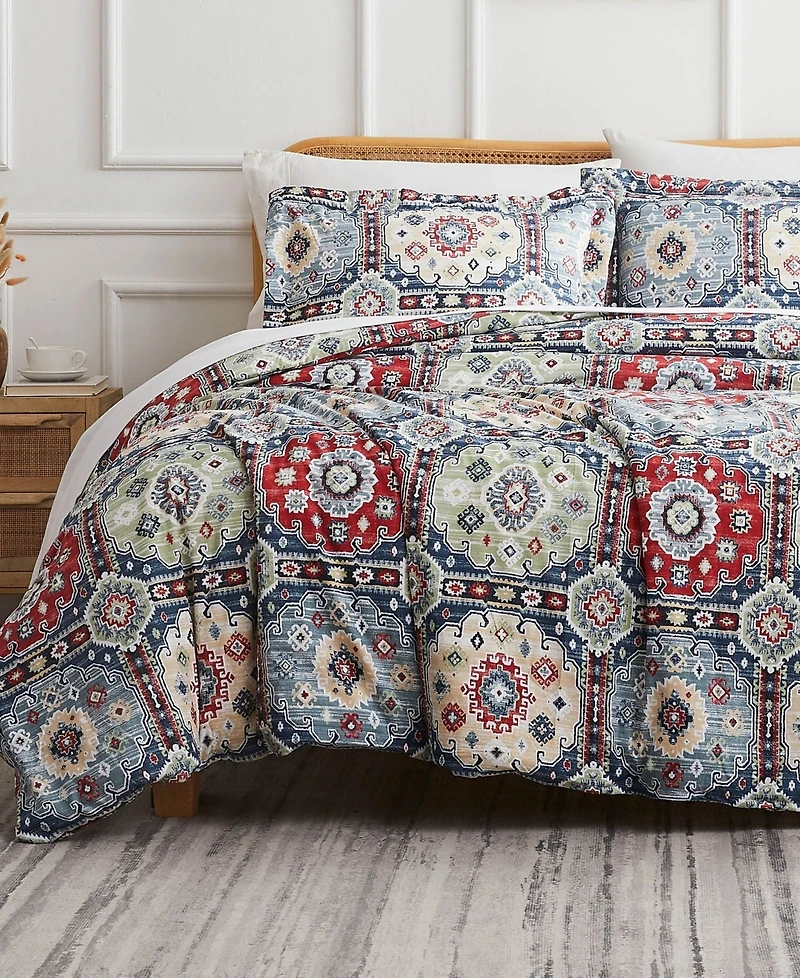 Southshore Fine Linens Kilm Microfiber 3 Piece Duvet Cover Set
