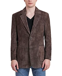 Bgsd Men Steve Two-Button Suede Leather Blazer