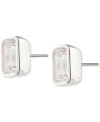 Lauren Ralph Lauren Cubic Zirconia Baguette Stud Earrings in Sterling Silver