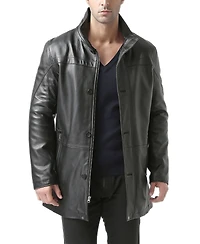 Bgsd Men Chad Leather Car Coat