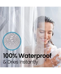 72" W x 78" H 8G Peva Extra Heavy Weight Shower Liner - Liba