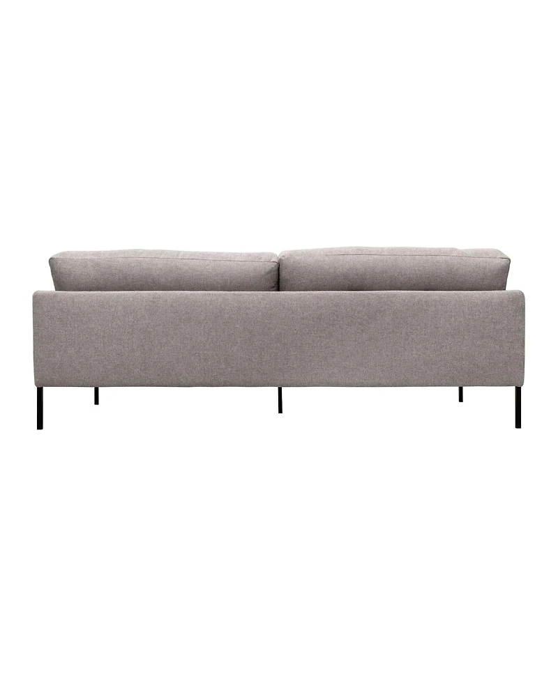 Armen Living Michalina 84" Polyester with Metal Legs Sofa