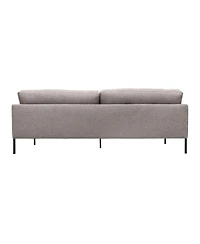Armen Living Michalina 84" Polyester with Metal Legs Sofa
