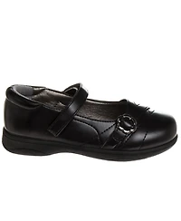 French Toast Little Girls School Hook and Loop Closure Shoes