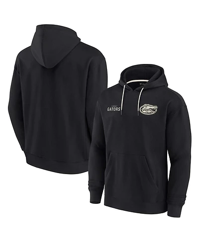 Men's and Women's Fanatics Signature Black Florida Gators Super Soft Fleece Pullover Hoodie