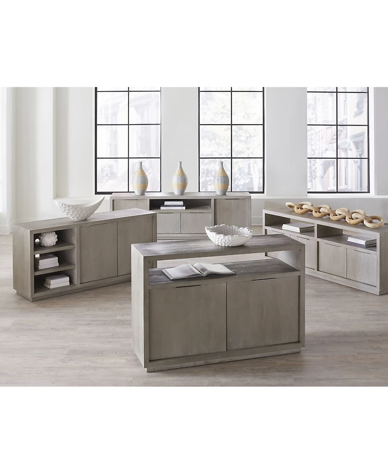 Tivie 84" Wood Entertainment Console