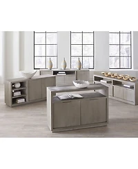 Tivie 84" Wood Entertainment Console