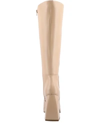 Journee Collection Women's Mylah Platform Block Heel Knee High Boots