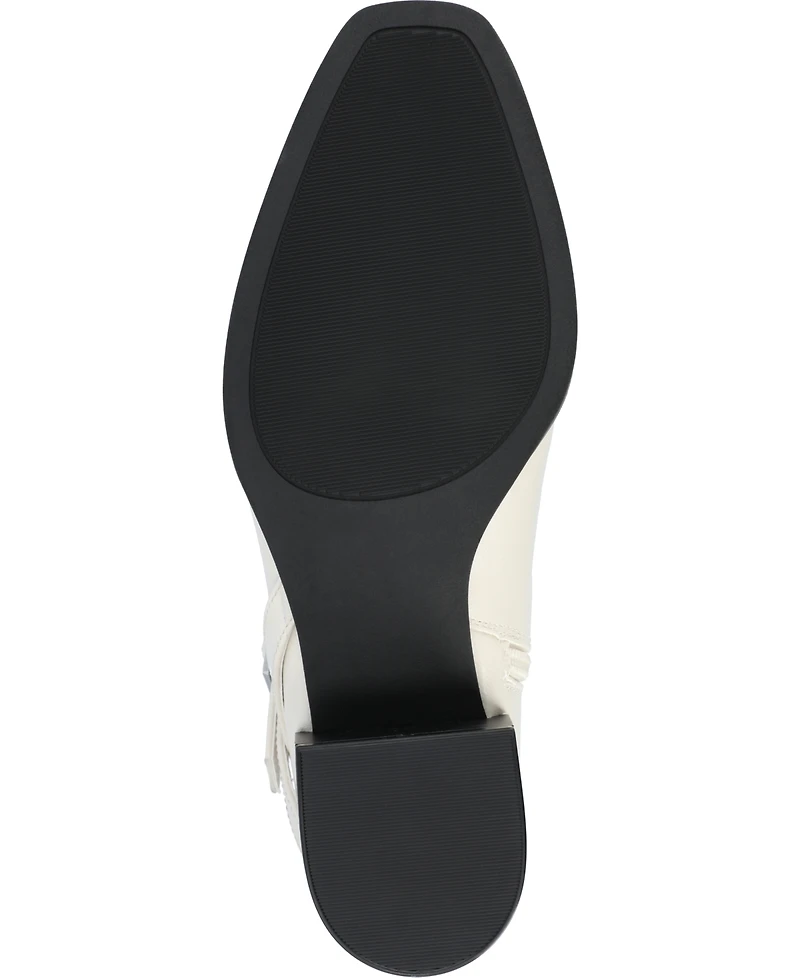 Journee Collection Women's Rhianah Wide Width Calf Block Heel Knee High Riding Boots