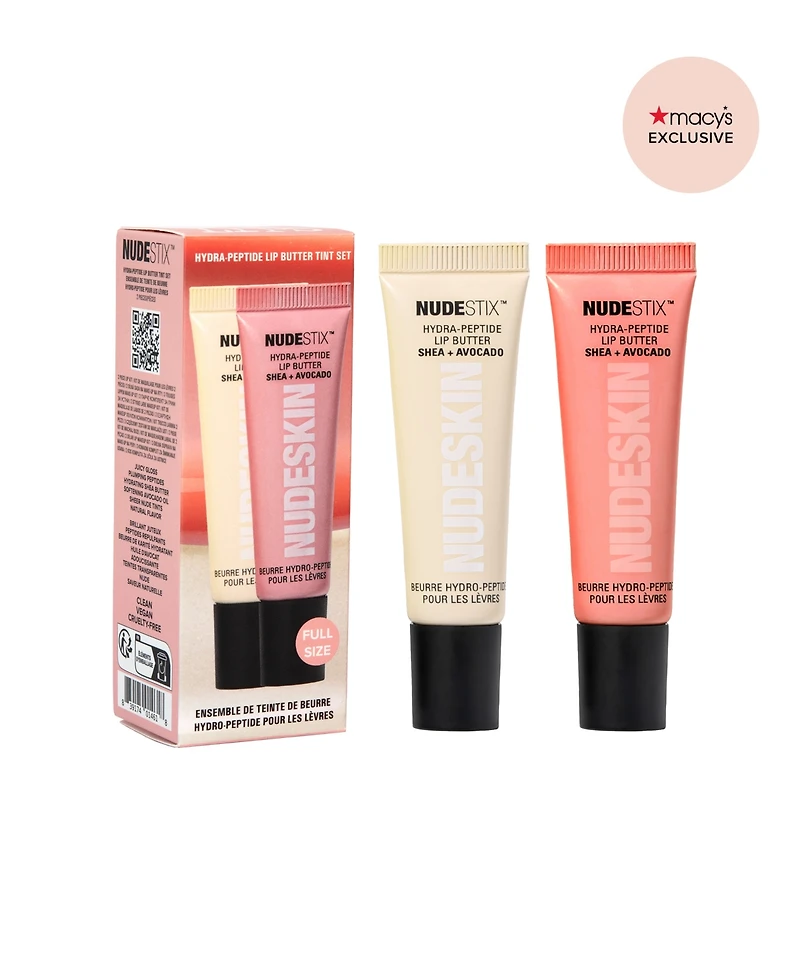 Nudestix 2-Pc. Nudeskin Hydrating Peptide Lip Butter Set, Created for Macy's