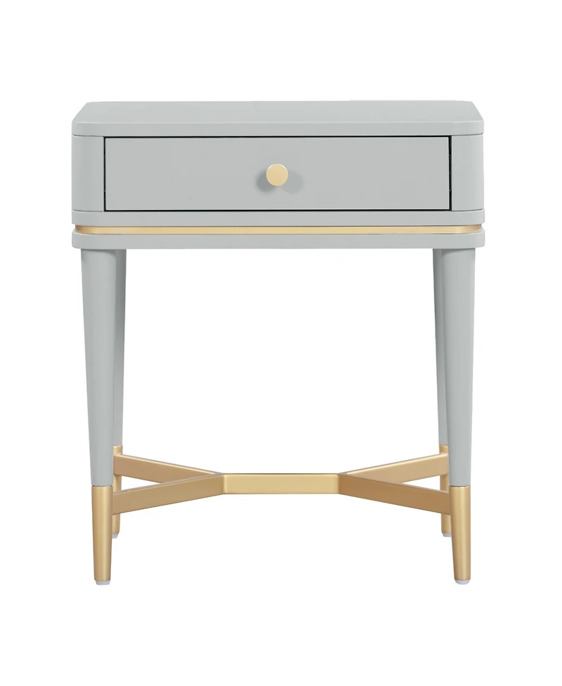 Tov Furniture 1 Piece Wood Drawer Nightstand