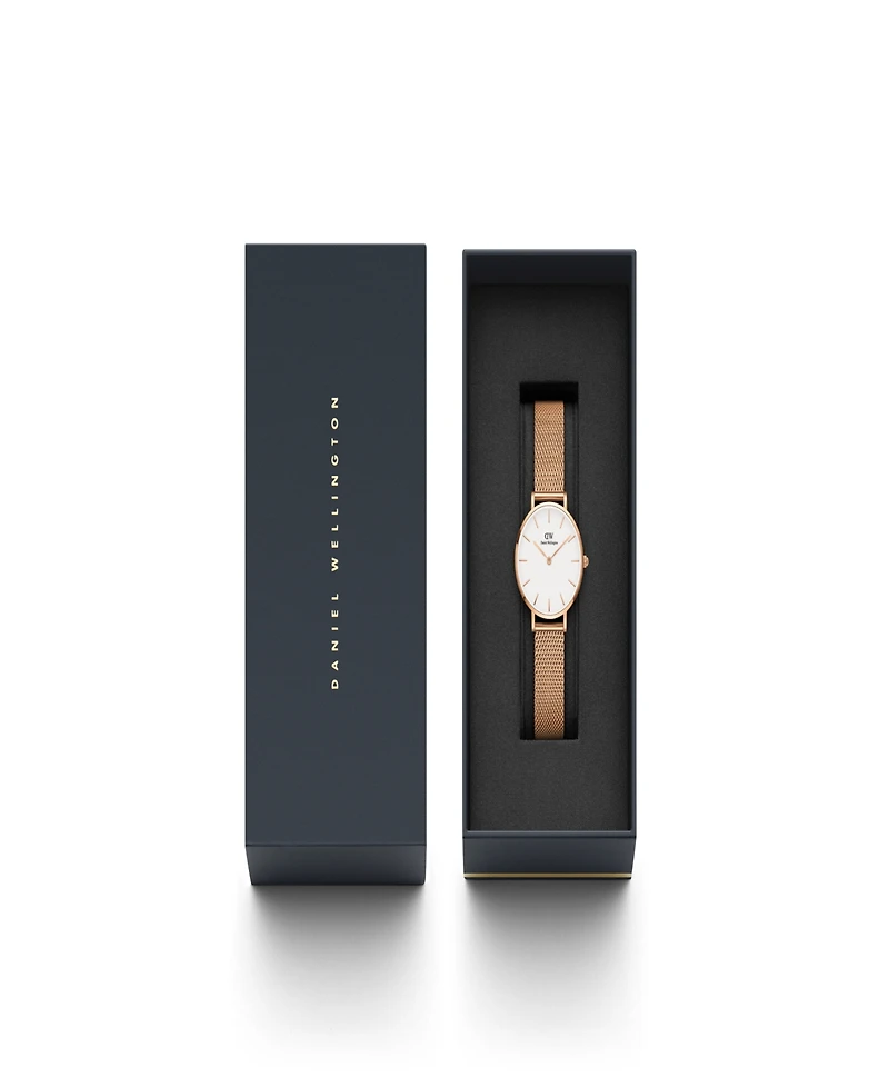 Daniel Wellington Women's Petite Melrose Rose Gold-Tone Stainless Steel Watch 28mm