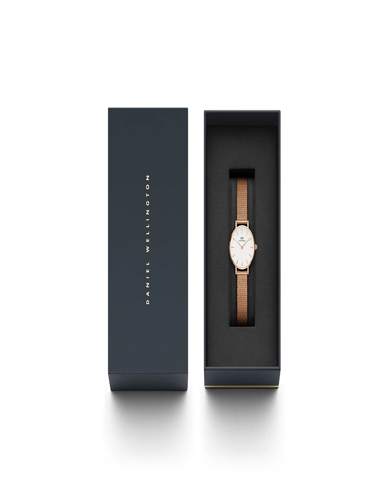 Daniel Wellington Women's Petite Melrose Rose Gold-Tone Stainless Steel Watch 24mm