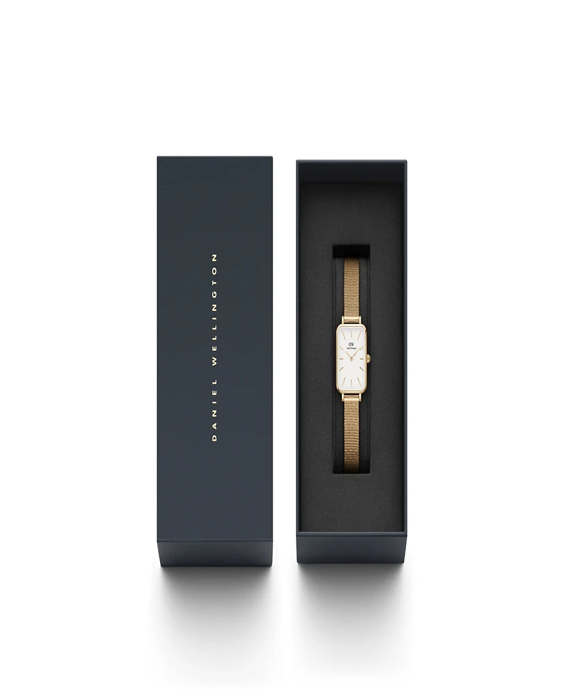 Daniel Wellington Women's Quadro Evergold Gold-Tone Stainless Steel Watch 20 x 26mm